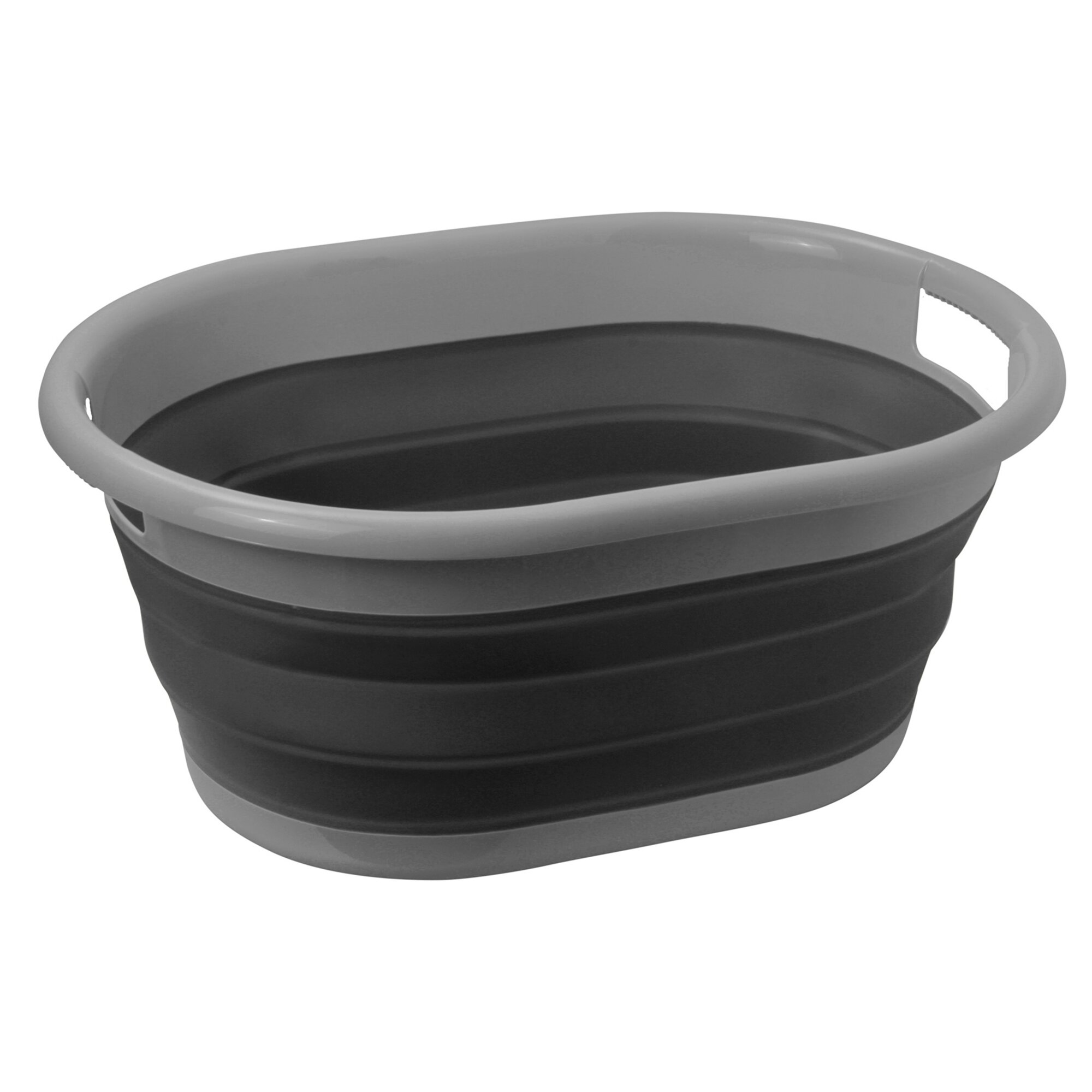 Product image 1 of the product “Faltbare Waschschüssel Lotus, grau grau”